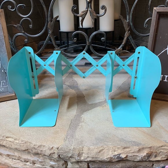 Dinosaur Blue Adjustable Bookends Desktop Bookshelf - Picture 5 of 16